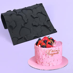 Tapis <span class=keywords><strong>d</strong></span>'impression en fondant de qualité supérieure, style vague, pour les bordures de gâteaux sur le thème de l'océan et les motifs de la vie marine - Product Image 3