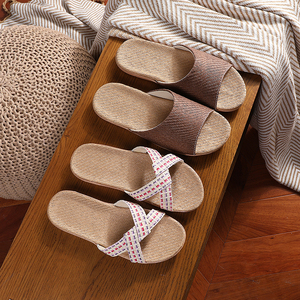 Pantoufles légères et respirantes pour femmes et filles, en tissu <span class=keywords><strong>Lafi</strong></span> personnalisé, avec semelle EVA antidérapante et recyclable, pour l'intérieur - Product Image 6