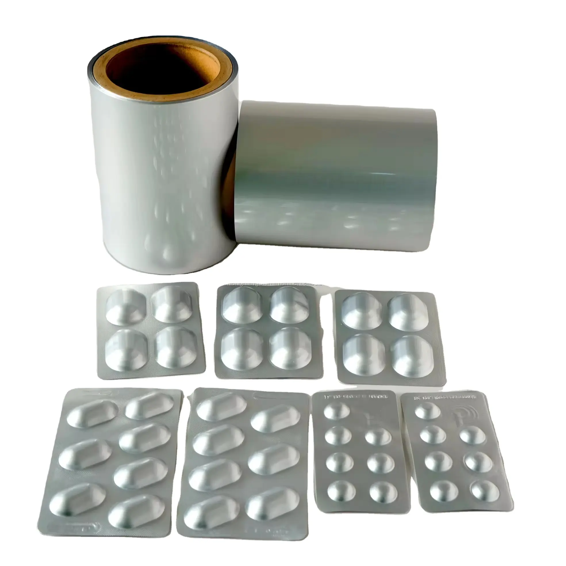 OP/ALU/HSL aluminium Lidding Foil untuk dicetak Blister aluminium Foil PTP Brother Foil untuk kemasan pil farmasi
