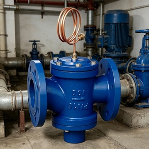Vanne de régulation différentielle auto-régulatrice ZY47, raccordement à brides, régulation hydraulique pour les conduites CVC - Product Image 2