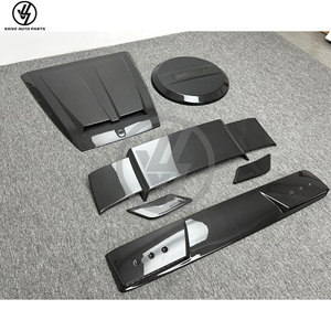 Kits de Carrocería de Fibra de Carbono Seca para Mercedes Benz Clase G W464 G63 AMG G500 2019-2024, Capó, Alerón, Cubierta para Llanta de Repuesto - Product Image 4