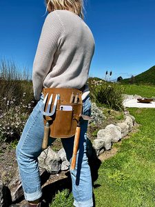 Sac à <span class=keywords><strong>outils</strong></span> de jardin en cuir véritable avec pochette <span class=keywords><strong>ceinture</strong></span> pour <span class=keywords><strong>femme</strong></span> pour le rangement des <span class=keywords><strong>outils</strong></span>, personnalisable OEM/ODM - Product Image 5