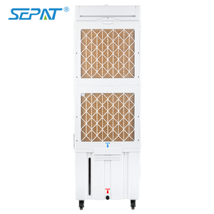 Body Plastic 230v <b>Ac</b> 24v Rechargeable Battery Solar Power Portable Mobile Water Evaporative Air <b>Cooler</b> Conditioner for House - Product Image 4