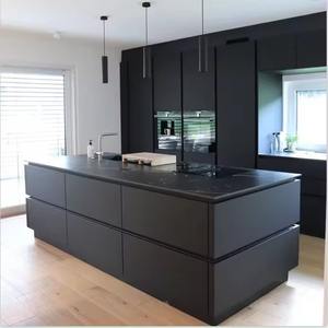 Новейший дизайн, мини-кухня из нержавеющей стали для квартир и отелей, крошечная компактная кухня с столешницей из ламината - Product Image 2