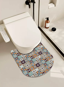 Ensemble <span class=keywords><strong>de</strong></span> tapis <span class=keywords><strong>de</strong></span> <span class=keywords><strong>cuisine</strong></span> à séchage rapide à l'eau personnalisé tapis <span class=keywords><strong>de</strong></span> sol en pierre <span class=keywords><strong>de</strong></span> terre diatomite super absorbant antidérapant tampons <span class=keywords><strong>de</strong></span> robinet en caoutchouc - Product Image 4