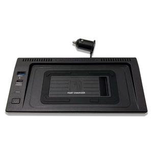 Caricatore wireless per auto da 15W per <span class=keywords><strong>BMW</strong></span> X5 F15 X6 F16 2014 2015 2016 2017 2018, supporto di ricarica per telefono, finitura interna. - Product Image 3