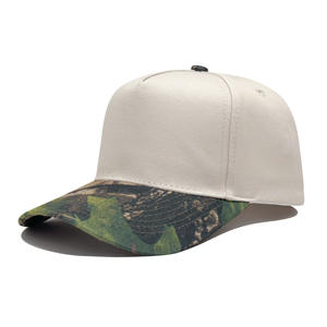 قبعة بيسبول فاخرة للنساء والرجال بتصميم ثنائي اللون وخمسة ألواح مع تطريز وشعار مخصص لعام 2026 - Product Image 6