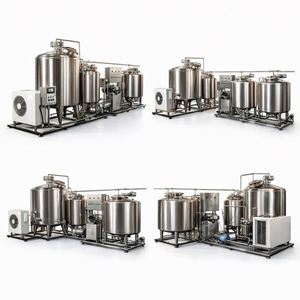 Máquina para Hacer Yogur Ace de 500L, Tanque Homogeneizador de Pasteurización, Línea de Producción de Leche, Precio - Product Image 1