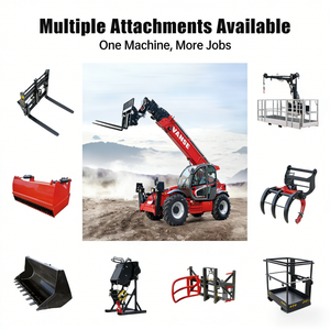 WSC735 Telescopic Handler <span class=keywords><strong>Wheel</strong></span> <span class=keywords><strong>Loader</strong></span> Diesel Berkualitas Tinggi 4WD untuk Konstruksi, Pertanian & Penanganan Material - Product Image 6