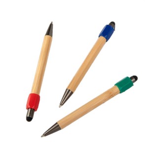 Stylo anti-stress à bille en <span class=keywords><strong>bambou</strong></span> écologique avec logo promotionnel, stylo fidget spinner, <span class=keywords><strong>encre</strong></span> noire 1,0 mm - Product Image 6
