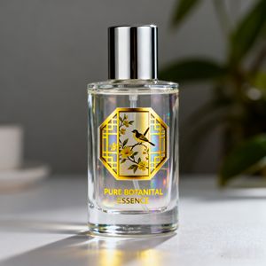 आवश्यक तेल की बोतल सोने के पन्नी लेबल वाटरप्रूफ टिकाऊ विरोधी जंग कस्टम चिपकने वाला स्टीकर्स इत्र और त्वचा देखभाल के लिए - Product Image 6