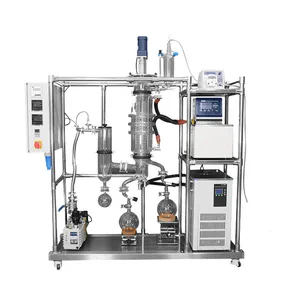 Equipo de destilación de aceite esencial de lavanda, unidad de destilación molecular de corto alcance, máquina de extracción de destilación