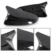Coque de rétroviseur latéral en fibre de carbone style corne de bœuf de haute qualité pour Civic 10ème génération, ajustement parfait