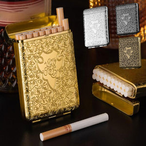 Botes  tabac argentes - Accessoires  cigarettes haut de gamme