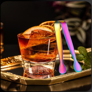 Pince à glaçons en acier inoxydable argenté SYH1209 pour bar, kit de pinces à glaçons pour barman, pince à glaçons pour service en cuisine - Product Image 3