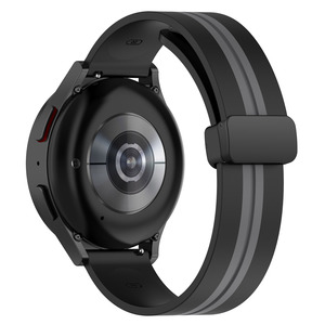 Correa de reloj de 20mm y 22mm con hebilla magnética para <span class=keywords><strong>Samsung</strong></span> Galaxy <span class=keywords><strong>Watch</strong></span> <span class=keywords><strong>4</strong></span> 40/44 /41/45mm <span class=keywords><strong>Classic</strong></span> <span class=keywords><strong>42</strong></span> 46mm, correa de silicona - Product Image 1