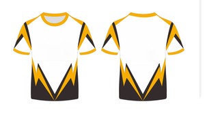 Xinrunjin personnalisable compressé grande taille maillots de sport Logo élégant à manches courtes équipes d'Esports Fitness Clubs d'entreprise - Product Image 3