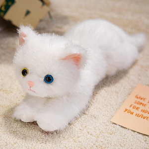 Peluche Gatto Lungo e Morbido 40/50cm, <span class=keywords><strong>Regalo</strong></span> di Compleanno, Giocattolo Imbottito - Product Image 2