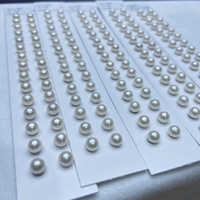 En gros 7-7.5mm ronde parfaite AAAAA grade Assorti perles paire perles d'eau douce perles DE bijoux BRICOLAGE pas de trous