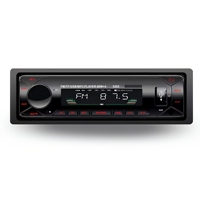 Amprime — lecteur mp3, autoradio 1 din, avec BT, FM, USB, support de musique, contrôle par application mobile, stéréo automatique