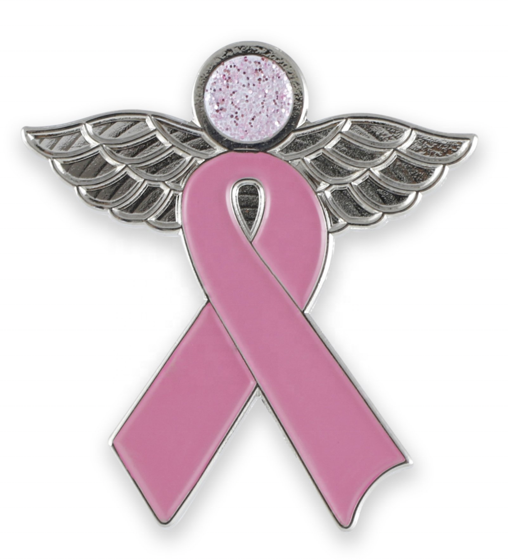Moule existant Dur Émail Doux Rose Ruban de Sensibilisation Insigne Broche Prostate Poumon Cancer Broches