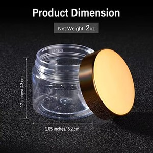 Envases Cosméticos Cilíndricos Vacíos de Lujo de 4oz y 8oz, Biodegradables, Ecológicos, Reciclables, para el Cuidado de la Piel, Tarro de Crema PET - Product Image 6