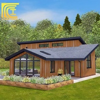 Villa préfabriquée en acier léger avec une belle apparence, incluant l'eau et l'électricité, à prix abordable
