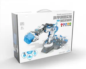 Bricstar Design scientifico di alta qualità a ventosa 3 IN 1 Kit giocattolo stelo braccio robot assemblaggio fai-da-te multifunzione