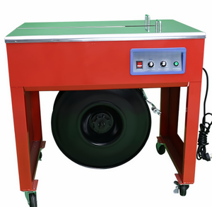 Máquina Envolvedora Semiautomática Eléctrica para Cajas y Cartones, Flejadora con Cinta de PP, Máquina Flejadora de Cartones para Uso Industrial - Product Image 4
