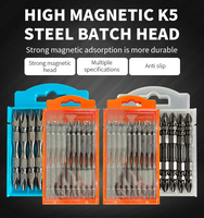 PH2 65mm/100mm Embout de tournevis croisé à double extrémité Forte tige hexagonale magnétique Acier S2 durable pour outils électriques de bricolage industriels OEM