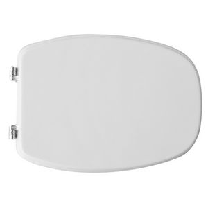 Abattant de toilettes moderne Astro Blanc à dégagement rapide pour Pozzi Ginori Italica, en plastique PP et urée UF, pour salle de bain - Product Image 1