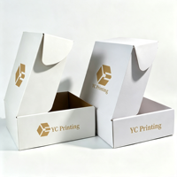 Boîte d'expédition universelle en carton ondulé F Flute imprimée personnalisée pour tous les matériaux recyclés et éponge