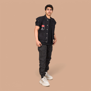Custom Men's 100% Cotton Straight <b>Slim</b> Fit <b>Jogger</b> Pants Elastic Waist Cuffed Ankles Eco-Friendly Breathable Lightweight - Product Image 1