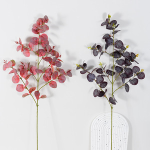 Feuilles d'eucalyptus artificielles Flower Delight, 90 cm, verdure en plastique, décoration d'intérieur, ornement de mariage - Product Image 2