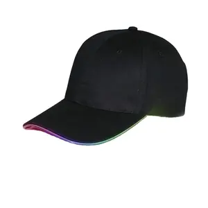 Vendite dirette in fabbrica berretto con visiera di alta qualità alla moda casual cappellino da palcoscenico personalizzato cappello leggero illuminato cappellino da Baseball