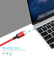 Tressé 1M 3.1 240W 100W Câble USB Type C 2.0 48V 5A USB C vers USB C Câble de charge rapide Ligne de données pour tablette mobile vers Android