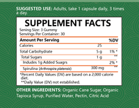 Gummies de Spiruline Végétaliennes en Gros, Marque Privée OEM, Qualité Alimentaire, Complément Alimentaire pour l'Immunité, la Digestion et l'Énergie