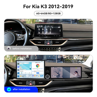 Écran ZWNAV 13,1"+12,3" pour Kia K3 2012-2019 Android 15 Carplay sans fil DSP GPS Navi Autoradio stéréo 4G WiFi 360 OEM