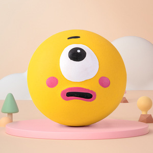 Yeni Sınır Ötesi Evcil Hayvan Karikatür Büyük Gözlü Köpek Ses Çıkaran Lateks Isırmaya Dayanıklı Diş Kaşıma Oyuncağı Fabrika Satışı - Product Image 5