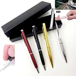 Penna a Sfera con Apribottiglie, Lama Metallica Nascosta, Strumento Tattico di Autodifesa EDC, Basso MOQ, Logo Personalizzabile - Product Image 2