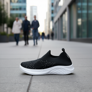 Bresa 080 Chaussures de marche montantes pour hommes, style urbain, en maille respirante, semelle extérieure en ciment, toutes saisons - Product Image 2