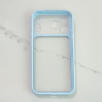 Coque de téléphone portable transparente antichoc en TPU avec cadre de protection et dos en acrylique pour iPhone 18 Air 17 Pro Max 16 15 Plus