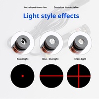 Laser USB de positionnement, ligne croisée, point rouge et vert, guide laser pour la couture, la découpe, le travail du bois et le marquage