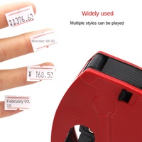 Mesin Label Harga 8 Digit Satu Baris dengan Tutup Model 5500EOS Fungsi Pengkodean & Pelabelan Bahasa Inggris