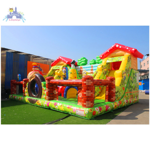 Tobogán inflable <span class=keywords><strong>barato</strong></span> del fabricante Tobogán inflable popular Toboganes inflables para niños con soplador - Product Image 1