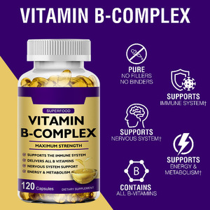 Enerji metabolizması için CoQ10 <span class=keywords><strong>C</strong></span> vitamini takviyesi ile OEM Vitamin B kompleks Softgel kapsül desteği Vitamin B-COMPLEX Softgel - Product Image 6