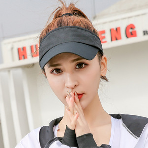 หมวกกันแดดหมวกกอล์ฟสำหรับผู้ชายและผู้หญิงหมวกปักลายโลโก้ได้สีขาวดำ - Product Image 4