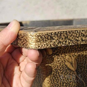 Rui Yang Aluminum <b>Plastic</b> Imitation Copper Round Flower Pot Outdoor Garden <b>Planter</b> Injection Molding With Holes For Hydroponic - Product Image 1