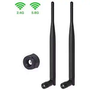 Antenna Wireless 2.4ghz 5.8G Dual band 5.5dbi antenna wifi per interni a lungo raggio antenna wifi