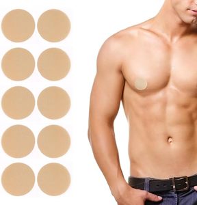 Couvre-mamelons sportifs adhésifs pour hommes, best-seller, jetables, hypoallergéniques, en tissu non tissé, 4,5x4,5 cm, cache-mamelons, autocollants - Product Image 2